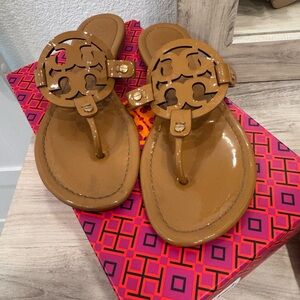 Tory Burch Tan Leather Sandals